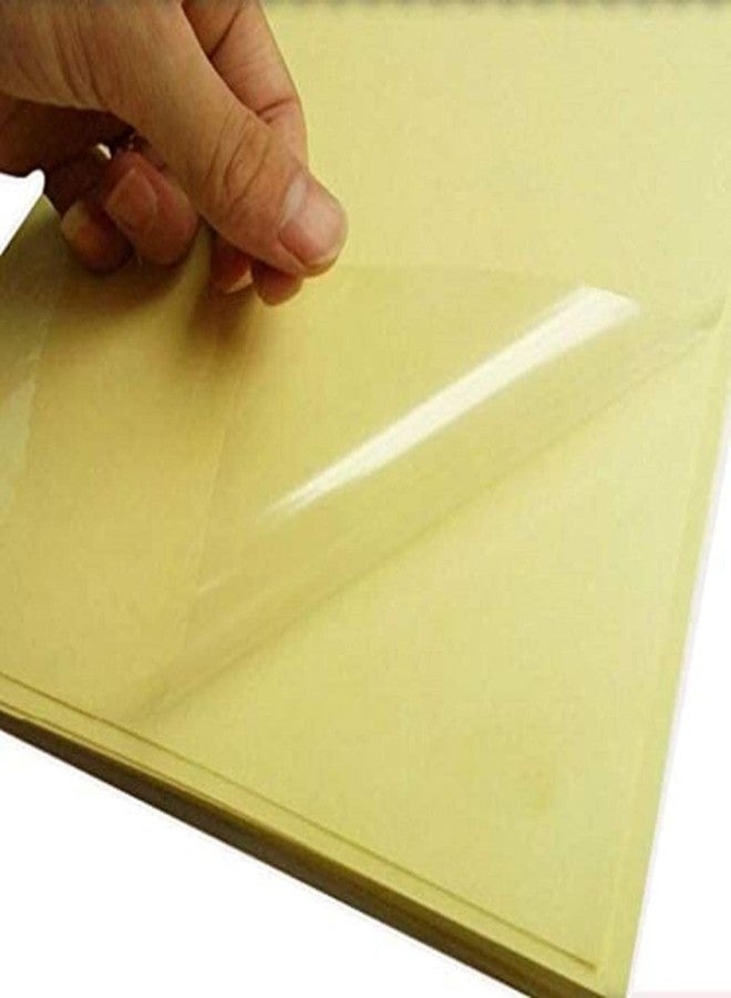 Crazy Sutra ورق لاصق ذاتي شفاف (PVC) من Crazy Sutra، 25 ورقة A4، مناسب لطابعات الحبر النفاث، يُستخدم في مشاريع التغليف المخصصة والزخرفية، كما أنه يتميز بالمتانة وطول العمر. - Image 2