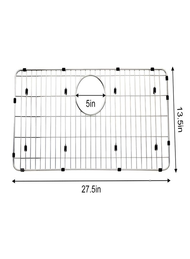 IHOUMEX LKOBG2915SS Kitchen Sink Grate 27-1/2" x 13-1/2" x 1-1/4" Stainless Steel Sink Protector - Image 2