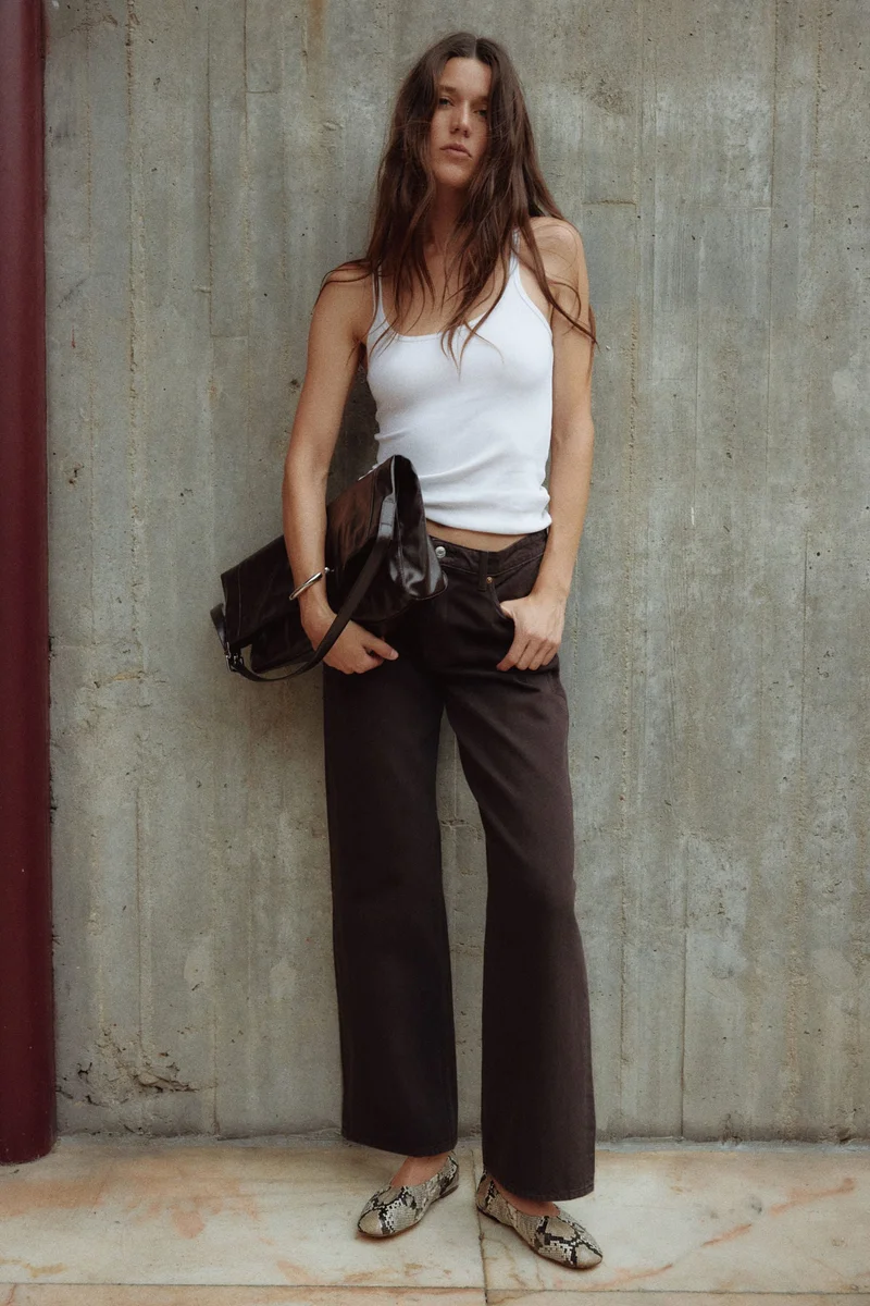 H&M Wide Regular Jeans