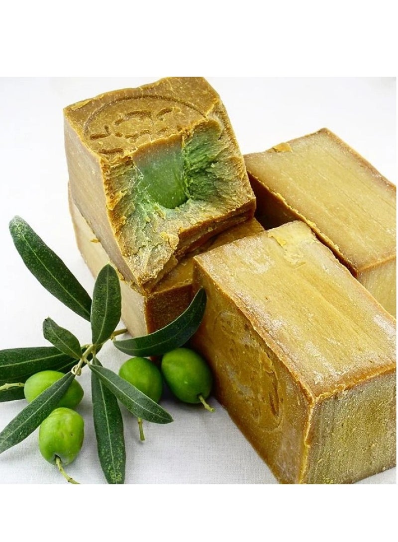 Generic Odorless Natural Aleppo Laurel Soap Cube Handmade From Natural Ingredients Useful For Skin Care Rich In Olive And Laurel Oils Suitable For Bathing Washing Body Face Hands Hair Free Of Perfume Foaming Materials  - Image 2