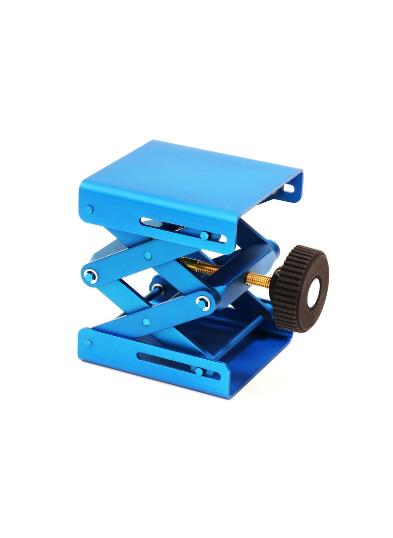 Maccx Maccx Lab Support Jack Blue Color Aluminum Table Dim of Platform 315x3 Max Height up to 55 LSJ080001 