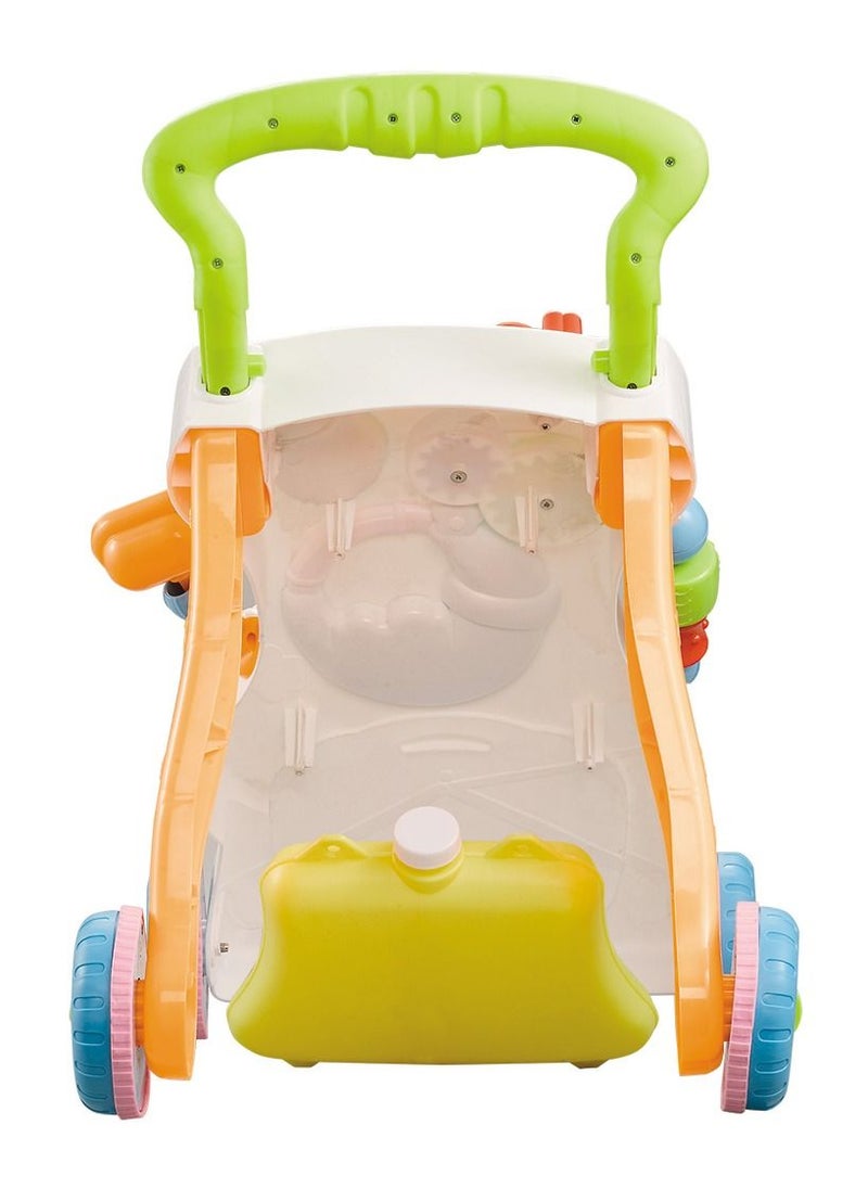 HUNGER - 4 in 1 Children Music Walker Baby Learn Walk Stand Trolley Toys Drawing Board Music Instrument Mini Phone - Image 1