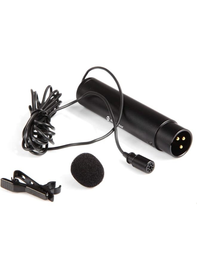 BOYA BY-M4OD Professional Omni-Directional Lavalier Microphone With XLR Plug - Black  - Image 4