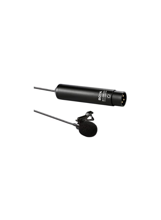 BOYA BY-M4OD Professional Omni-Directional Lavalier Microphone With XLR Plug - Black  - Image 2