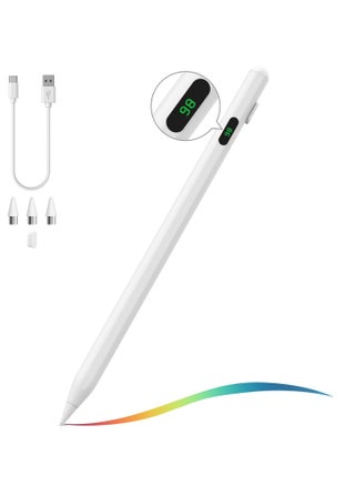 Stylus Pen for Touch Screen,Active Universal Stylus Pen Compatible with iPad/iPhone/Samsung and Other iOS/Android Smartphone and Tablet Devices Tablet Pen with Power Display, White - pzsku/Z16A7062AD169DC008732Z/45/1746838960/4a2a1a64-8ca6-4efc-9df3-54e578a30d2a