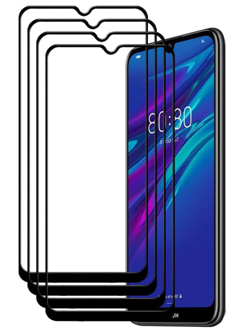 ACLIX 4 Pieces Antistatic ESD Dustproof Premium Quality High Definition Tempered Glass Screen Protector Designed For Huawei Y6 (2019) - Image 1