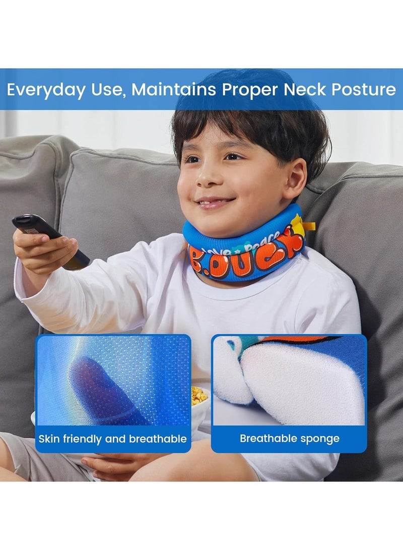 general Soft Neck Brace for Posture Correction Prevent Head Forward for Kids Teens Boys Girls - Foam Cervical Collar Spinal Support to Improve Slouch Prevent Humpback Pain Relief - Image 2