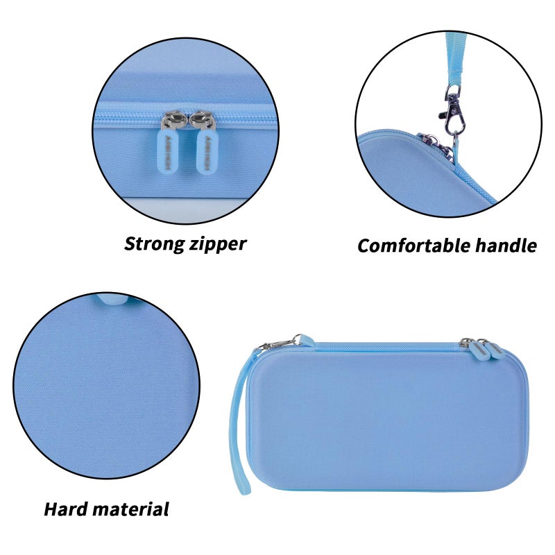 ANKHOH Pencil Case Pen Pouch Bag, Large Capacity Pencils Organizer Holder Office College Stationery Pen Marker Storage Supplies for adults, NOT INTENDED FOR USE BY CHILDREN 12 AND UNDER(Blue) - Image 3