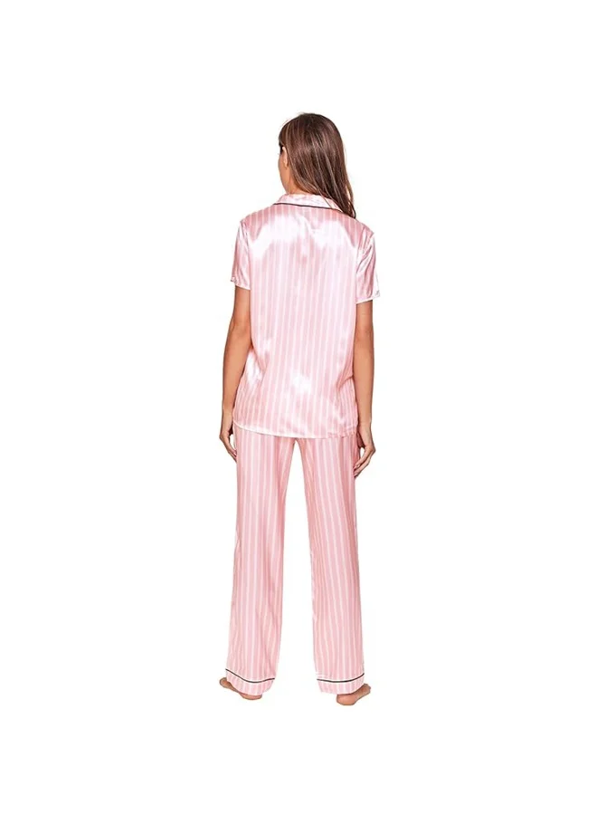 Caprisious Women's Silk Satin Pajama Set – Ultra Soft & Comfortable Nightwear