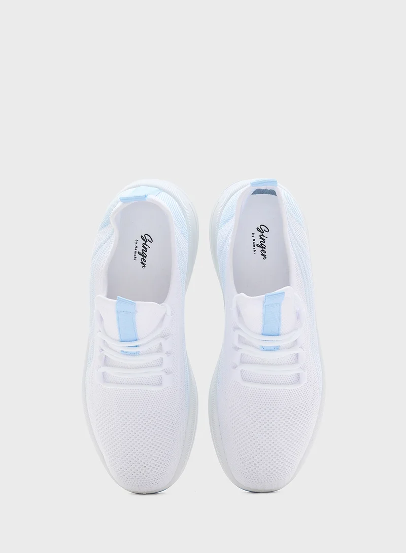 Ginger Fly Knit Breathable Comfort Sneakers