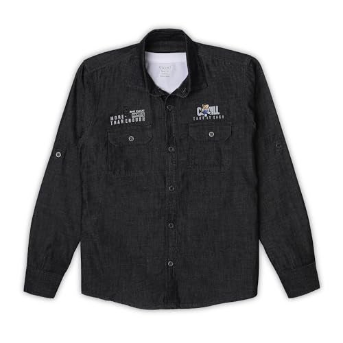 CAVIO Boys Black Denim Casual Shirt with T-Shirt - Image 4