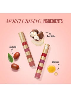 MyGlamm Super 4 Liquid Lipstick Stack - Nude Mood (Rose + Mauve + Brown + Pink) | Lipstick Combo Of 4 | Non Transfer, Smudge Proof 4 In 1 Velvet Matte Lipstick (4.8Ml)  - Image 3