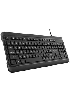 ProOne ProOne PKC45 Wired Arabic/English Computer Keyboard, Full-Size Keyboard, 12 Hot keys, USB Plug-and-Play, Foldable Stands, Compatible with PC, Laptop  - Image 3