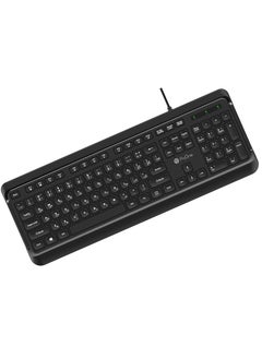 ProOne ProOne PKC45 Wired Arabic/English Computer Keyboard, Full-Size Keyboard, 12 Hot keys, USB Plug-and-Play, Foldable Stands, Compatible with PC, Laptop  - Image 2