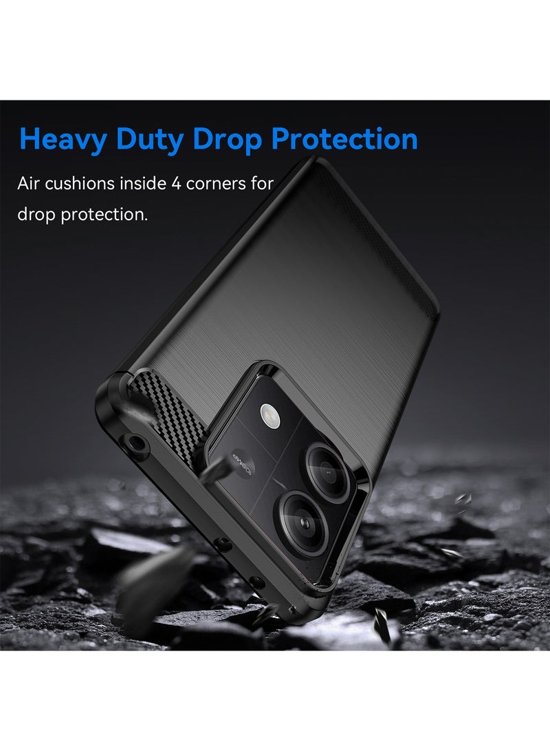 X-level Redmi Note 13 5g Mobile Tpu Case Cover Accessories Camera Lens Protection Shockproof with Comfortable Touch Anti-scratches Anti-drops Anti-fingerprints Protective Back Cover shell protector - Image 3