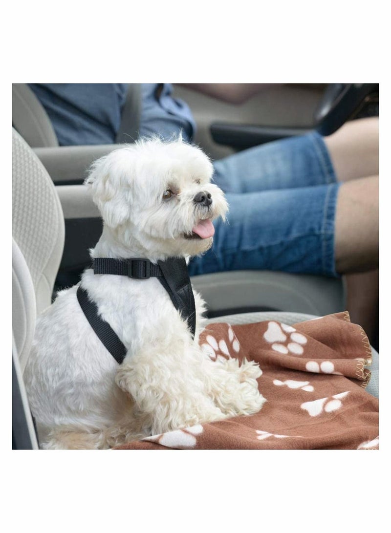 6 Pack Pet Blanket Soft Fleece Dog Cat Blanket, Fluffy Warm Sleep Bed Cover with Bones Print for Kitten Puppy, Kennels, Beds, Car Seats and Crate (multiple colors) - Image 5