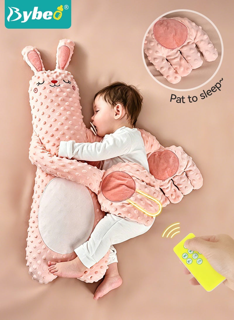 Bybeo Baby Sleep Soothing Doll with Automatic Soothing Palm, Newborn Patting Pillow, Baby Sleep Soother, Baby Sleeping Nursing Pillow with Remote Control, Infant Exhaust Pillow for Startle Prevention, Cute Shape - Image 1