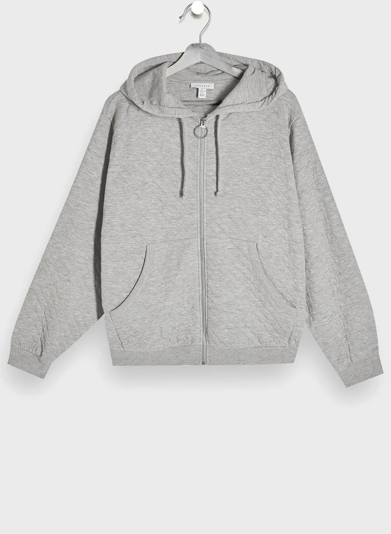 TOPSHOP Zip-up hoodie