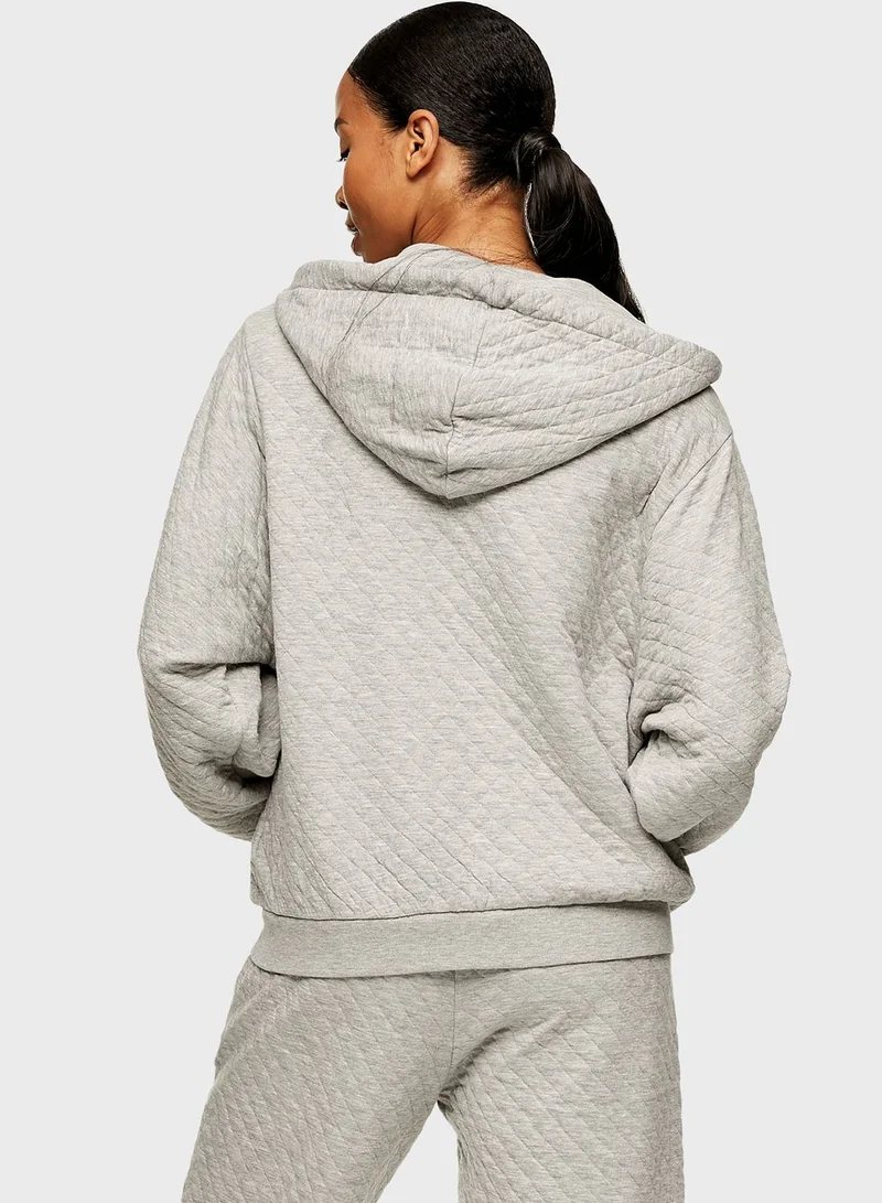 TOPSHOP Zip-up hoodie