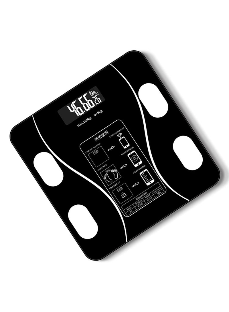 TIGER Smart Digital Body Scale with Smartphone App – Bluetooth Body Fat Scale, Weight & BMI Measurement, Sync with iOS & Android for Health Tracking, Accurate Weight Monitoring, Suitable for Family Use - Image 3