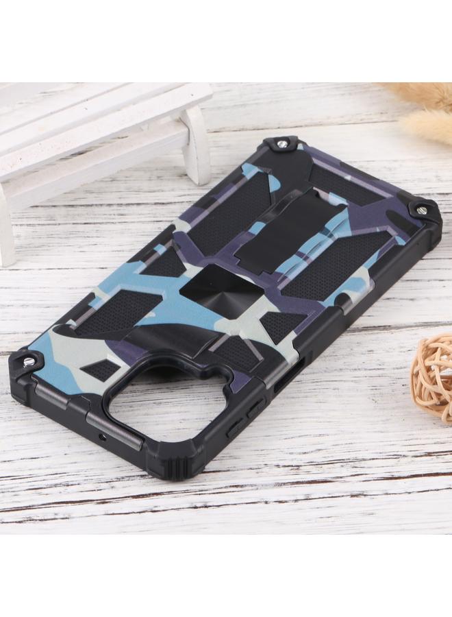 erorex Case For Samsung Galaxy M33 5G Camouflage Armor Kickstand TPU + PC Magnetic Phone Case - Image 4