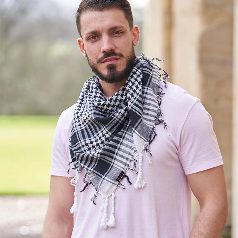 LOVARZI Desert Shemagh Scarf - Stylish & Versatile Fashion Scarf for Men & Women of All Ages - Image 5