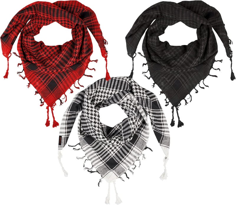 LOVARZI Desert Shemagh Scarf - Stylish & Versatile Fashion Scarf for Men & Women of All Ages - Image 1