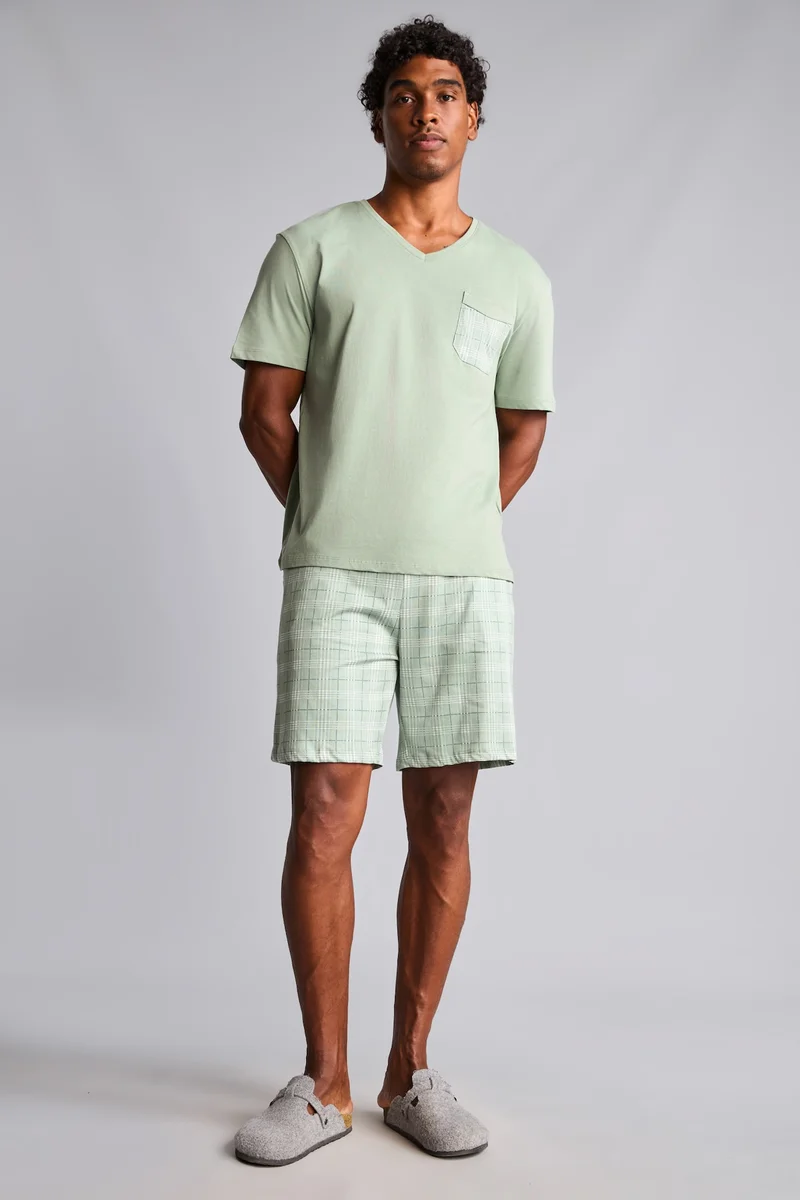 Defacto 100% Cotton 2 Piece New Regular Fit Set