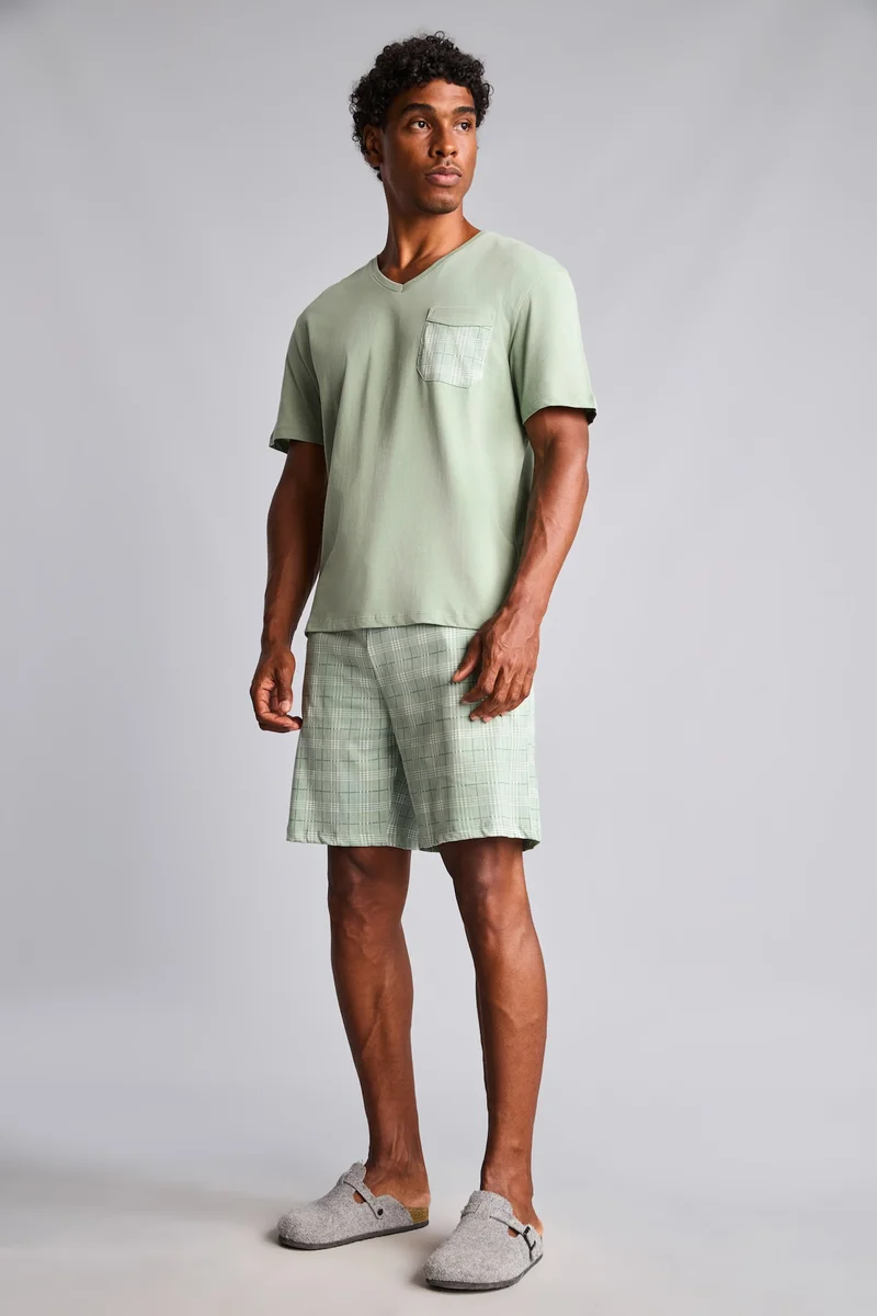 Defacto 100% Cotton 2 Piece New Regular Fit Set