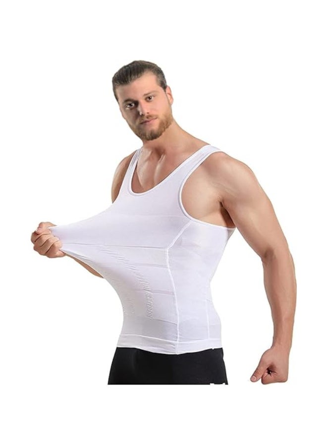 Spall Mens Slimming Body Shape Wear Corset Vest Shirt Compression Abdomen Tummy Belly Control Slim Waist  - Image 3