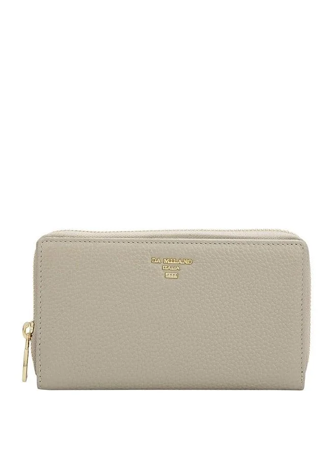 Genuine Leather Grey Ladies Wallet