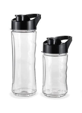Personal Blender Smoothie Blender/Smoothie Maker with two Tritan Smoothie2Go Bottle and Lid, Ice Crush Function Bottle- 570ML & 400ML 350 W BLM05.A0BK Black 2 L 350 W BLM05.A0BK Black - view 4