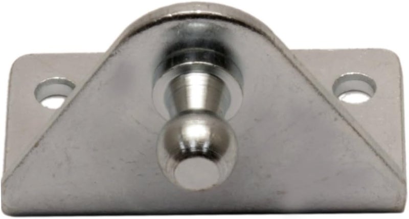 TCH Hardware - 4 Pack Steel 10mm Ball Stud Right Angle Mounting Bracket | Gas Spring Shock Strut Prop | Heavy Duty Hardware | Silver - Image 2