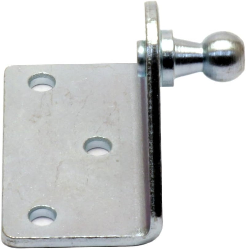 TCH Hardware - 4 Pack Steel 10mm Ball Stud Right Angle Mounting Bracket | Gas Spring Shock Strut Prop | Heavy Duty Hardware | Silver - Image 3