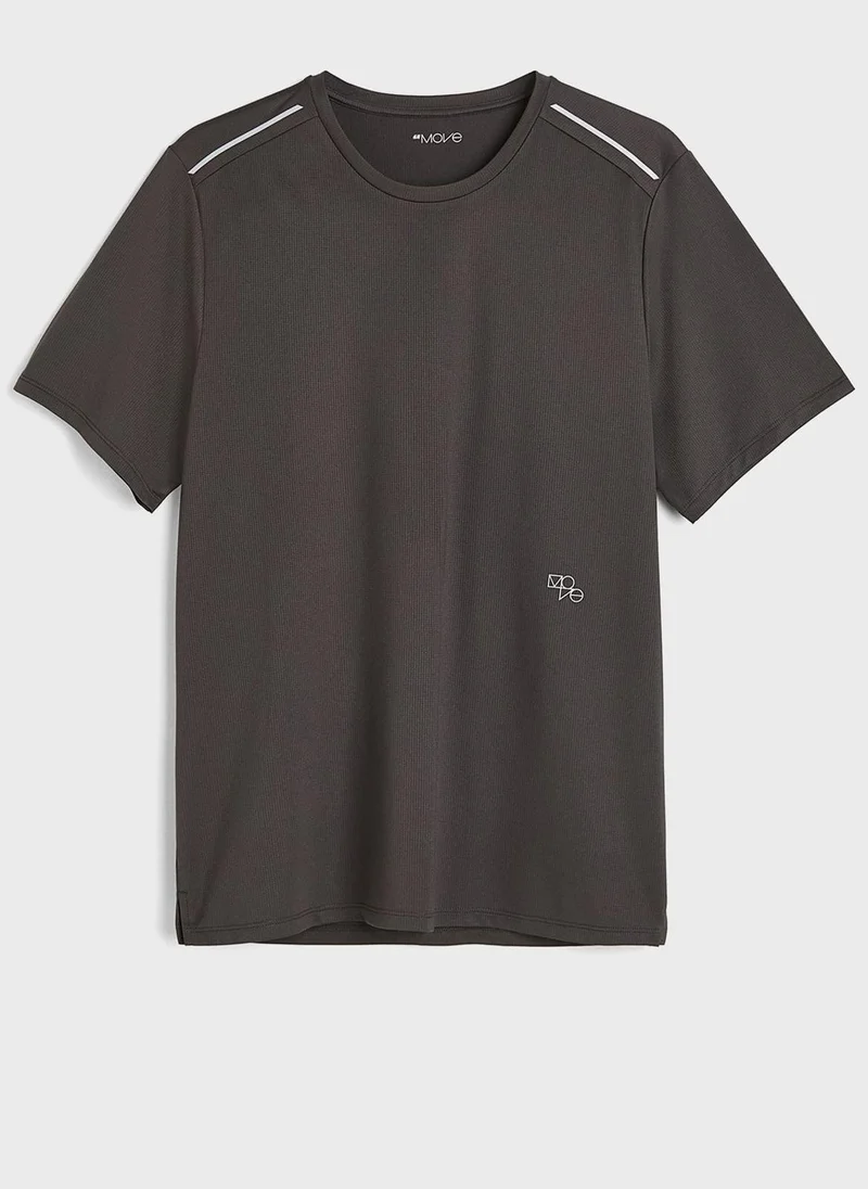 H&M DryMove™ Crew Neck T-Shirt