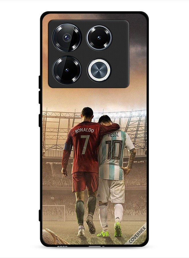 Covernex Infinix Note 40 Pro Plus 5G Protective Case Cover Messi & CR7 Ronaldo - Image 1