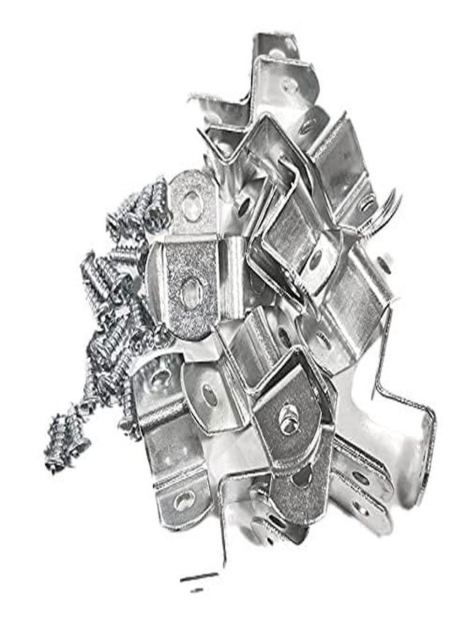 888 Corp 1/2" Canvas Offset Clips Extra Heavy Duty with Screws 10 Pack - Image 3