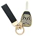 AYGUCEKE TPU Key Fob Cover fit for Chrysler 200 Aspen PT Jeep Compass Patriot Wrangler Grand Cherokee Commander Liberty Key Black A - Image 2