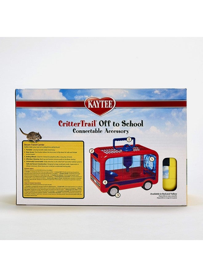 كايتي حقيبة سفر Kaytee CritterTrail Off To School للهامستر أو الجربوع أو الفئران الأليفة - Image 2