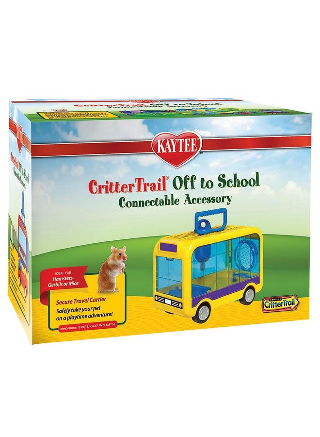 كايتي حقيبة سفر Kaytee CritterTrail Off To School للهامستر أو الجربوع أو الفئران الأليفة - Image 1
