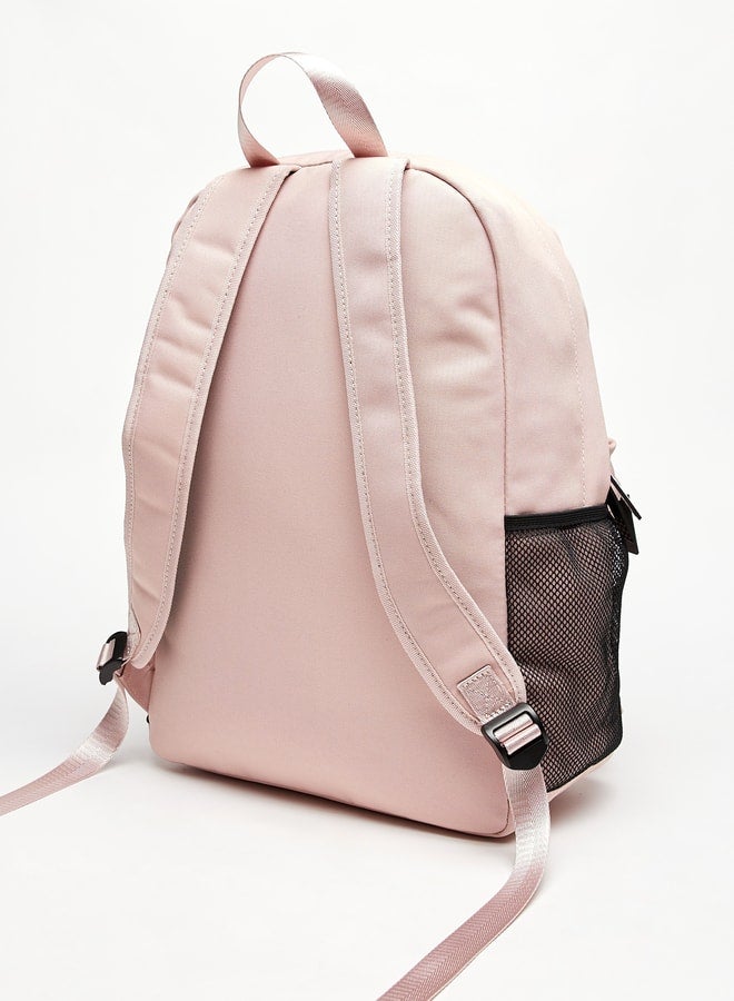 Oaklan by Shoexpress Logo Print Backpack with Adjustable Straps - 35x30x15 cm - Image 2