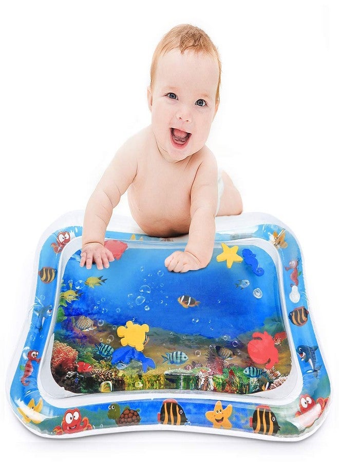 NGEL Inflatable Baby Slapped Pad Toy, Tummy Time Floor Cushion Fun Activity Play Center, Indoor Outdoor Baby Water Playmate(Print May Vary) - Image 5