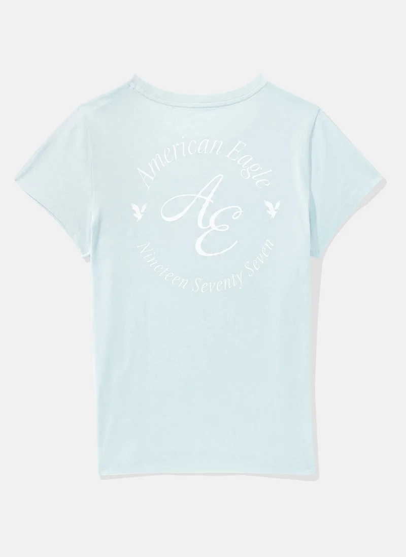 American Eagle Graphic Crew Neck T-Shirt