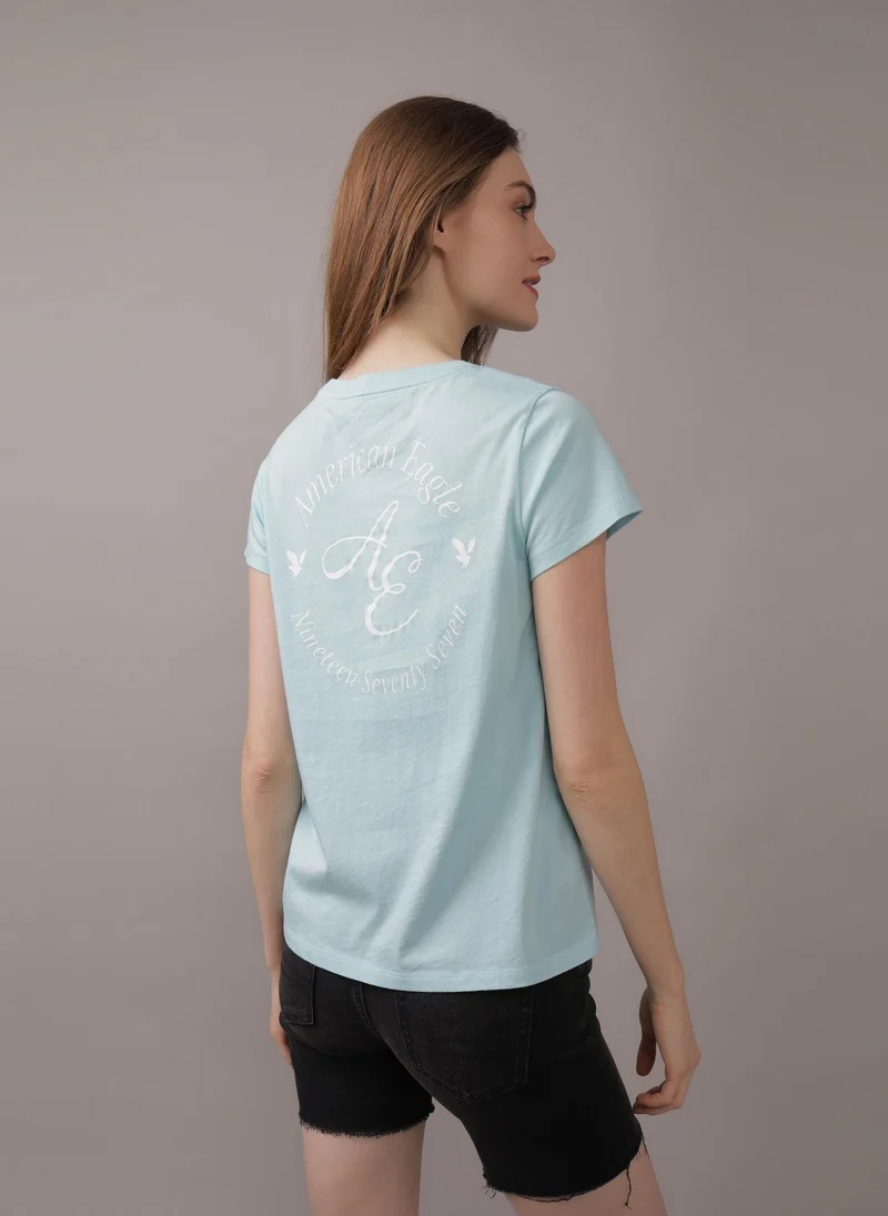 American Eagle Graphic Crew Neck T-Shirt