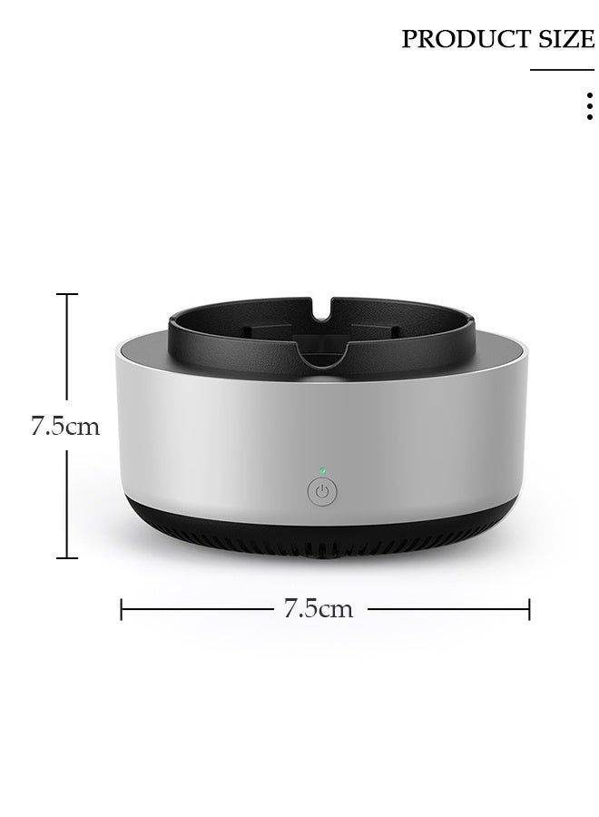 DUNISO Self extinguishing Ashtray 2 in 1 with Air Purifier Multifunctional Ashtray  Electronic Ashtray with Filter for Outdoor Home Office Indoor Decoration - Image 2
