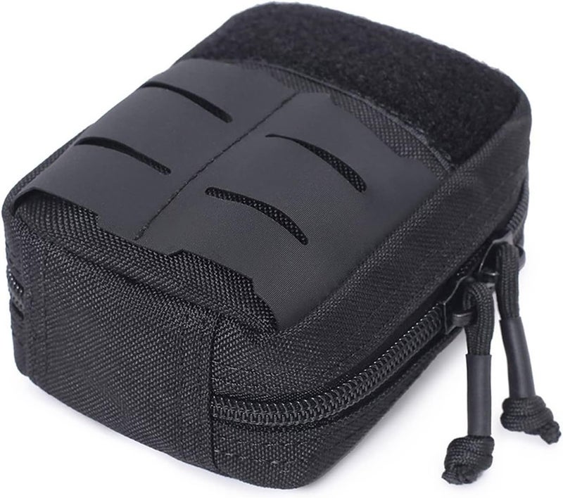 cheekyglo Portable Mini Small Package Small Waist Pack Multifunctional Utility Pouch Hanging Backpack Accessories for Hiking, Hunting, Camping,Black - Image 3