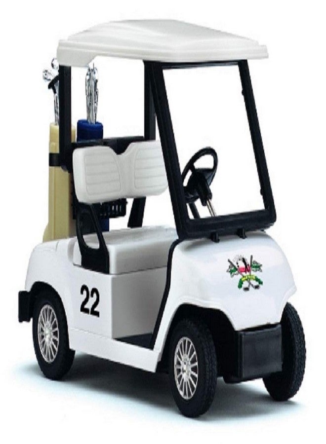 KiNSFUN Golf Cart 4½" Die Cast Metal Model Pullback Action Toy - Image 3