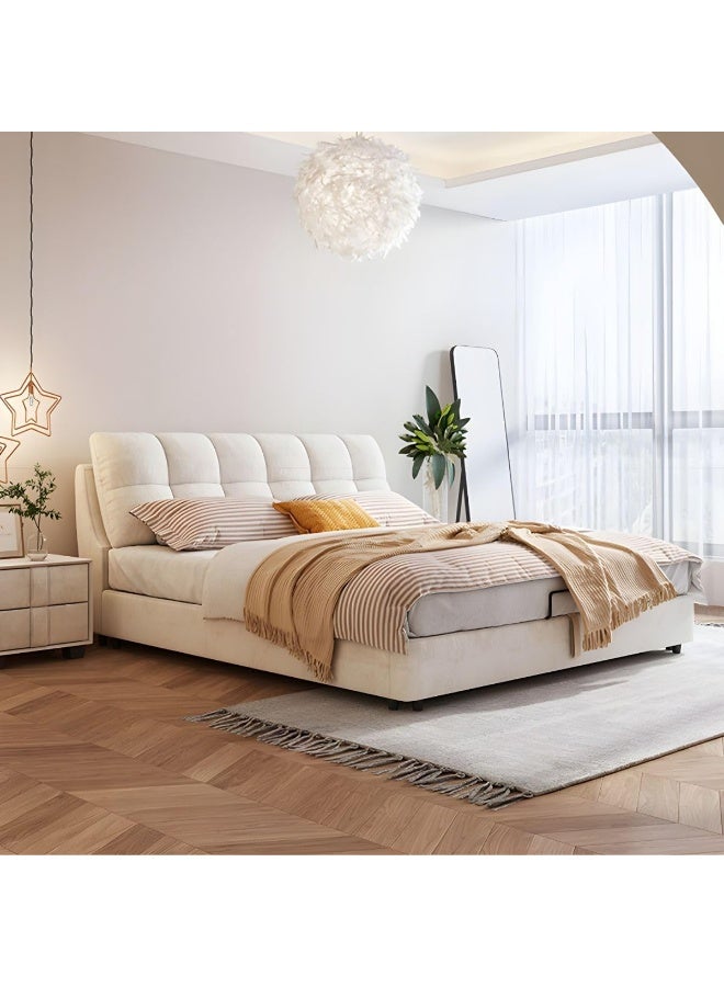 Ripple FURNITURE Ripple FURNITURE UAE Homes Contemporary Panel Rectangular Bed  - Image 2