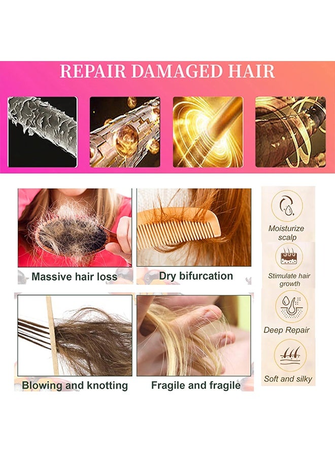 Luxfume Batana Oil Natural Hair Butter Raw Batana Oil for Hair Growth with Castor Seed Oil and Shea Butter Batana Oil Enhance Hair Strength Prevent Hair Loss Repair Splitting Drying Hair Growth Oil 100ml - Image 4