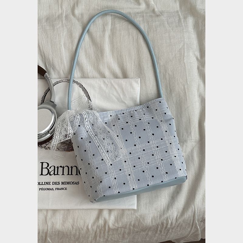 Niche Underarm Bucket Bag For Women 2026 New Summer Korean Fashion Handbag Grandma Bag Fresh Style Shoulder Bag